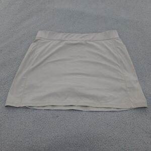 Columbia Skort Skirt Womens XXL Gray Pockets Pull On Outdoor Hiking